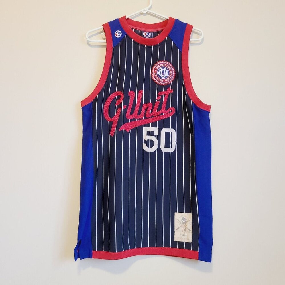 Vintage G Unit 50 Basketball Jersey Rap Hip Hop M size Official Size &Weight